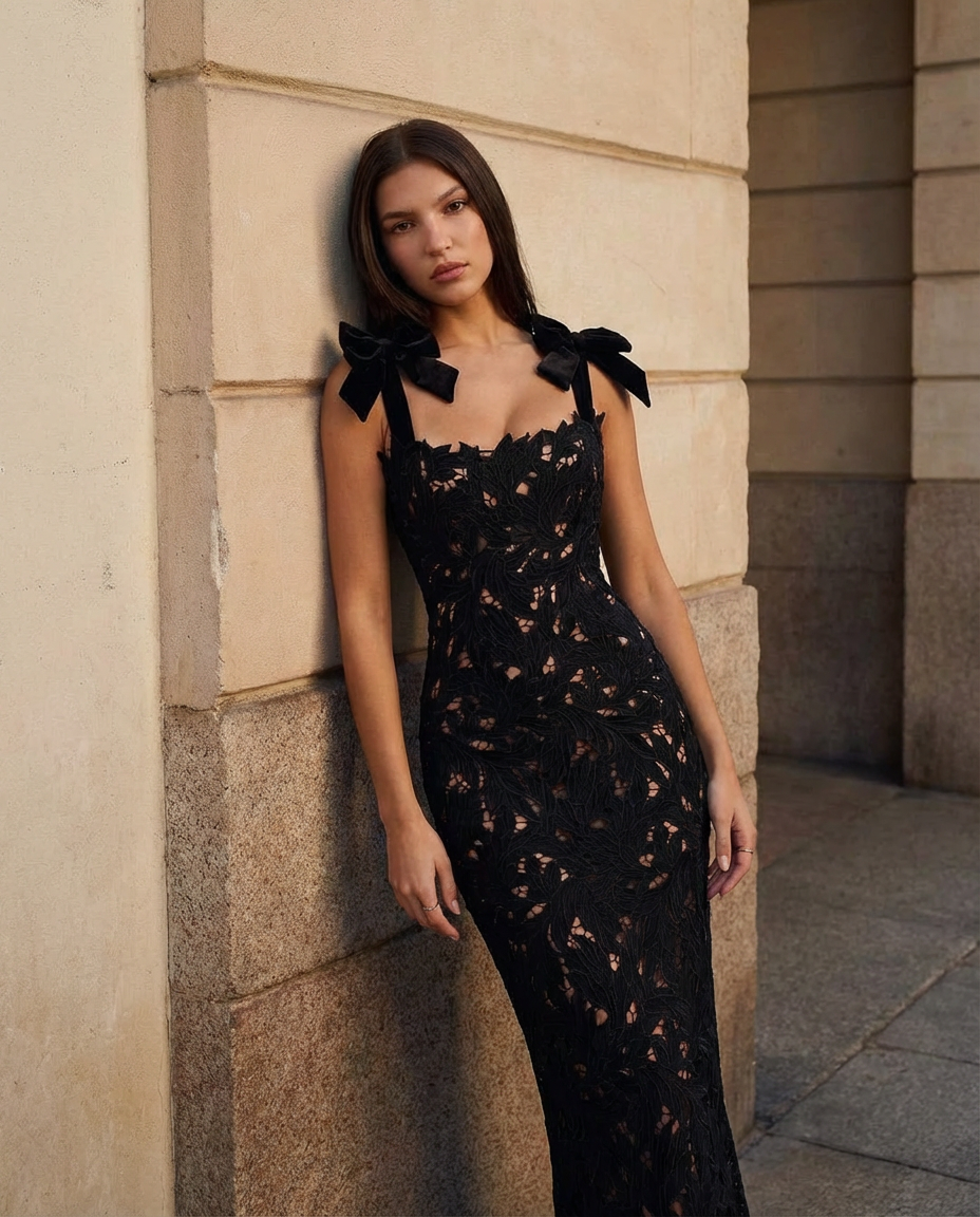 Elegant Bow Gown
